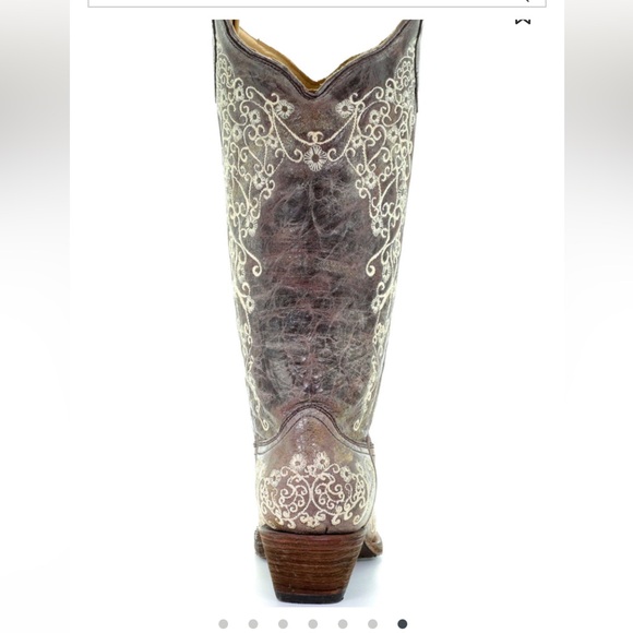 CORRAL WOMEN'S CRATER WITH BONE EMBROIDERY WESTERN BOOTS - SNIP TOE boot barn - Picture 2 of 6